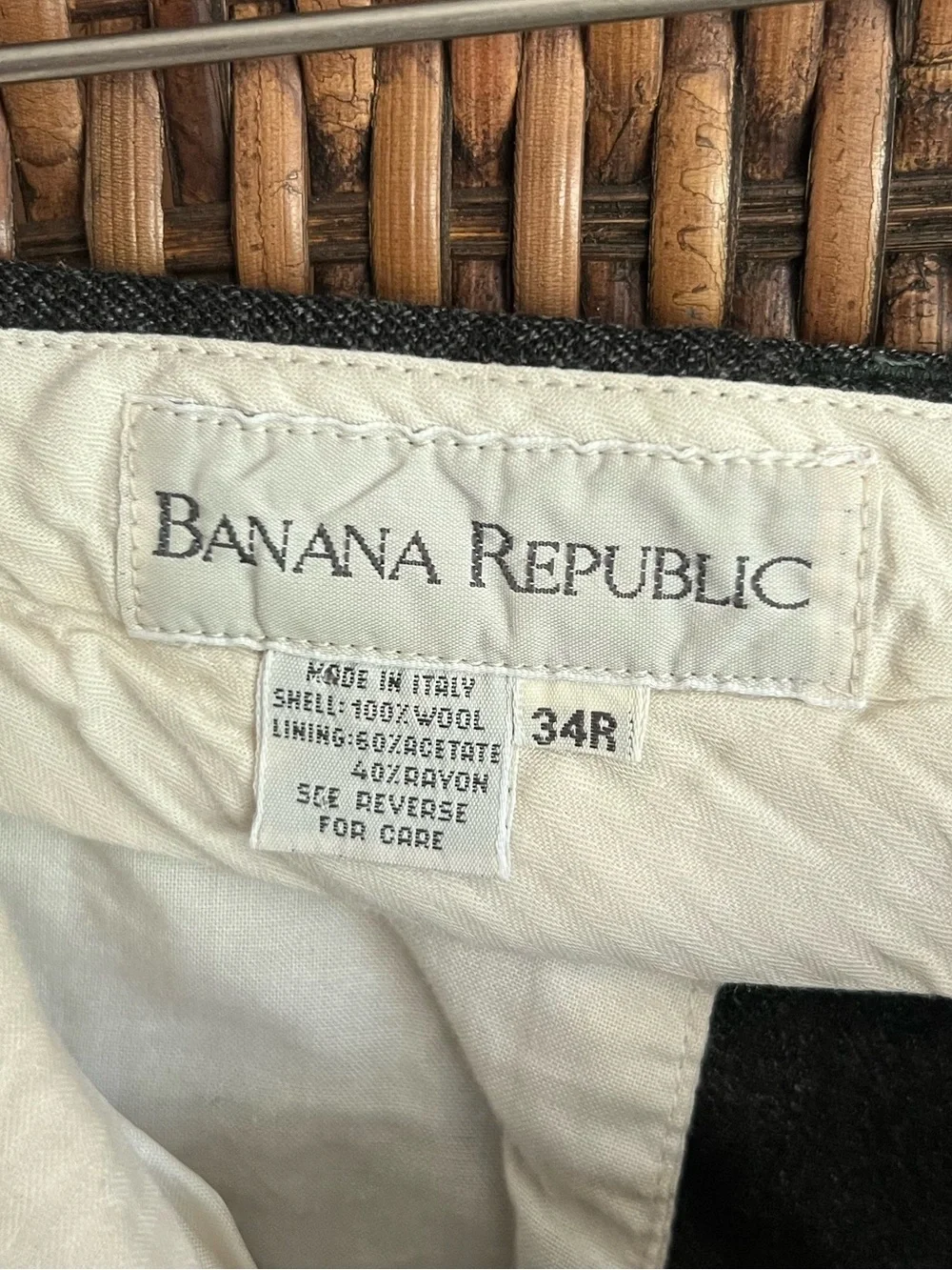 33X27 Wool Banana Republic Trousers